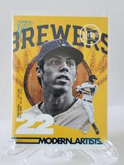 Christian Yelich [Blue] Baseball Cards 2022 Topps Gallery Modern Artists Prices