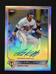 Alex Kirilloff [Refractor] #CVA-AK Baseball Cards 2022 Topps Chrome Veteran Autographs Prices