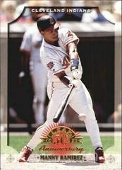 Manny Ramirez #32 Baseball Cards 1998 Leaf Prices