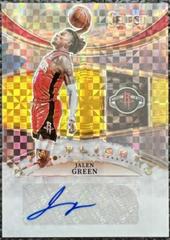 Jalen Green [Gold] #IFS-JGR Basketball Cards 2022 Panini Select In Flight Signatures Prices
