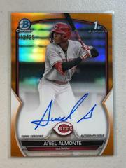 Ariel Almonte [Orange] #CPA-AA Baseball Cards 2023 Bowman Chrome Prospect Autographs Prices
