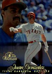 Juan Gonzalez [Row 1] Baseball Cards 1997 Flair Showcase Prices