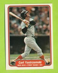 Carl Yastrzemski Baseball Cards 1982 Fleer Prices