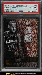 LeBron James [Spiral] Basketball Cards 2017 Panini Essentials Prices