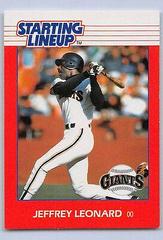 Jeffrey Leonard Baseball Cards 1988 Kenner Starting Lineup Prices