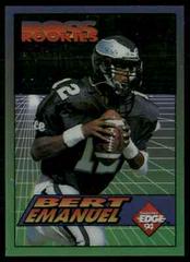 Bert Emanuel #5 Football Cards 1994 Collector's Edge Boss Rookies Prices