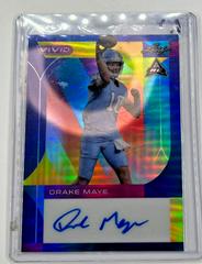 Drake Maye #BA-DM1 Football Cards 2023 Leaf Vivid Autographs Prices