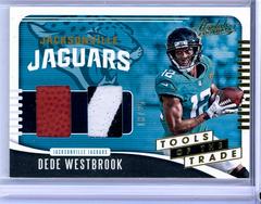 Dede Westbrook #TTD-DW Football Cards 2019 Panini Absolute Tools of the Trade Double Prices