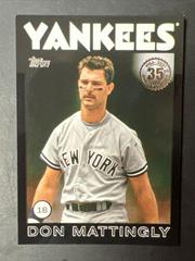 Don Mattingly [Black] Baseball Cards 2021 Topps 1986 35th Anniversary Prices