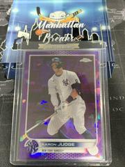 Aaron Judge [Purple] #99 Baseball Cards 2022 Topps Chrome Sapphire Prices