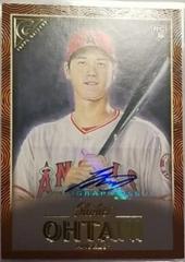 Shohei Ohtani [Autograph Orange] #116 Baseball Cards 2018 Topps Gallery Prices