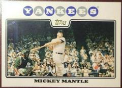 Mickey Mantle [Gold Foil] #7 Baseball Cards 2008 Topps Prices