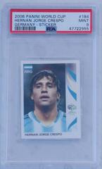 Hernan Jorge Crespo #184 Soccer Cards 2006 Panini World Cup Germany Sticker Prices