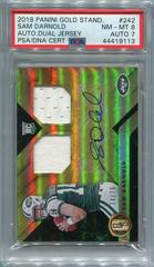 Sam Darnold [Jersey Autograph Double] #242 Football Cards 2018 Panini Gold Standard Prices