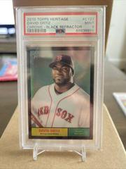 David Ortiz [Black Refractor] Baseball Cards 2010 Topps Heritage Chrome Prices