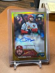 Alec Burleson [Gold] Baseball Cards 2023 Topps Chrome Update Autographs Prices