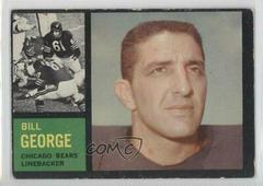 Bill George Football Cards 1962 Topps Prices