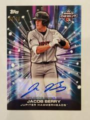 Jacob Berry Baseball Cards 2023 Topps Pro Debut Future Cornerstones Autographs Prices