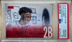 Ozzie Albies [Red] #SCA-OA Baseball Cards 2018 Stadium Club Autographs Prices