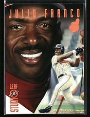 julio franco Baseball Cards 1996 Studio Prices
