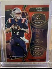 Bailey Zappe [Red] #DS-22 Football Cards 2022 Panini Select Draft Selections Memorabilia Prices