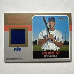 Adrian Beltre [Gold] #ABE Baseball Cards 2019 Topps Heritage Clubhouse Collection Relics Prices