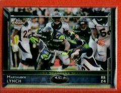 Marshawn Lynch #1 Football Cards 2015 Topps Chrome Prices