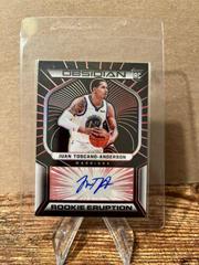 Juan Toscano Anderson [Red] Basketball Cards 2021 Panini Obsidian Rookie Eruption Signatures Prices