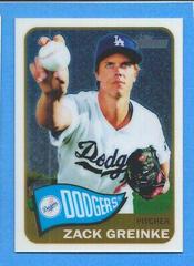Zack Greinke #260 Baseball Cards 2014 Topps Heritage Chrome Prices