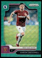 Aaron Cresswell [Green Wave] #2 Soccer Cards 2019 Panini Prizm Premier League Prices