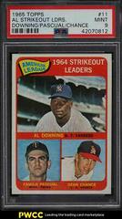 AL Strikeout Ldrs. [Downing, Pascual, Chance] Baseball Cards 1965 Topps Prices