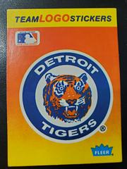 Tigers Baseball Cards 1991 Fleer Team Logo Stickers Top 10 Prices