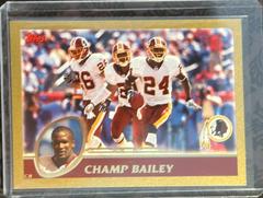 Champ Bailey [Gold] #132 Football Cards 2003 Topps Prices