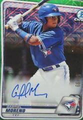 Gabriel Moreno [Green Refractor] #BMAGM Baseball Cards 2020 Bowman Chrome Mega Box Mojo Autographs Prices