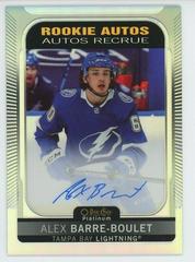 Alex Barre Boulet [Rainbow] Hockey Cards 2021 O-Pee-Chee Rookie Autographs Prices