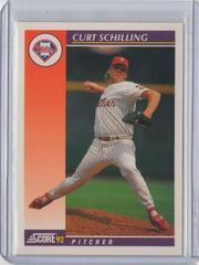 Curt Schilling #25T Baseball Cards 1992 Score Traded Prices