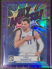 Luka Doncic [Purple] #13 Basketball Cards 2020 Panini Donruss Optic My House Prices