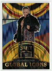 Ilja Dragunov [Gold Flash] #19 Wrestling Cards 2023 Panini Select WWE Global Icons Prices
