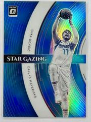 Luka Doncic [Blue] #1 Basketball Cards 2021 Panini Donruss Optic Star Gazing Prices
