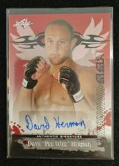 Dave Herman [Red] Ufc Cards 2010 Leaf MMA Autographs Prices
