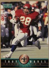 Troy Davis Football Cards 1997 Pro Line Prices