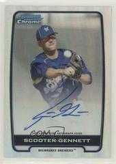 Scooter Gennett [Autograph Refractor] #BCASG Baseball Cards 2012 Bowman Chrome Prospects Prices