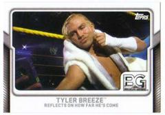Tyler Breeze Wrestling Cards 2017 Topps WWE Breaking Ground Prices