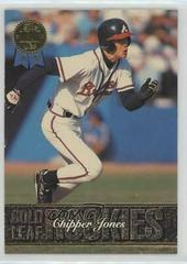 Chipper Jones #19 Baseball Cards 1993 Leaf Gold Rookies Prices