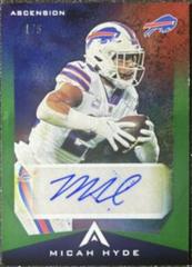Micah Hyde [Green] #ASC-MHY Football Cards 2021 Panini Chronicles Ascension Autographs Prices
