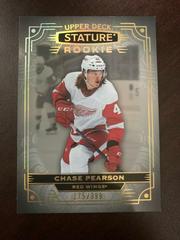 Chase Pearson [Red] #W-12 Hockey Cards 2022 Upper Deck Stature Wunderkind Prices
