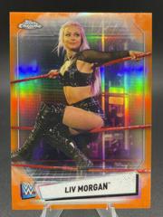 Liv Morgan [Orange Refractor] Wrestling Cards 2021 Topps Chrome WWE Prices
