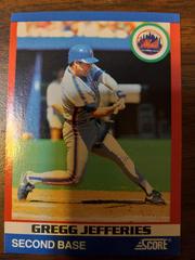 Gregg Jefferies #80 Baseball Cards 1991 Score Superstars Prices