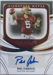 Phil Jurkovec Football Cards 2022 Panini Immaculate Collegiate Signature Moves Prices