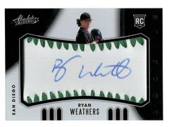Ryan Weathers [Material Signature Green] Baseball Cards 2021 Panini Absolute Prices